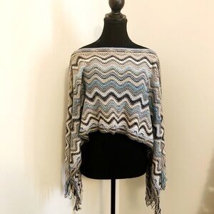 Vintage Missoni Chevron Poncho